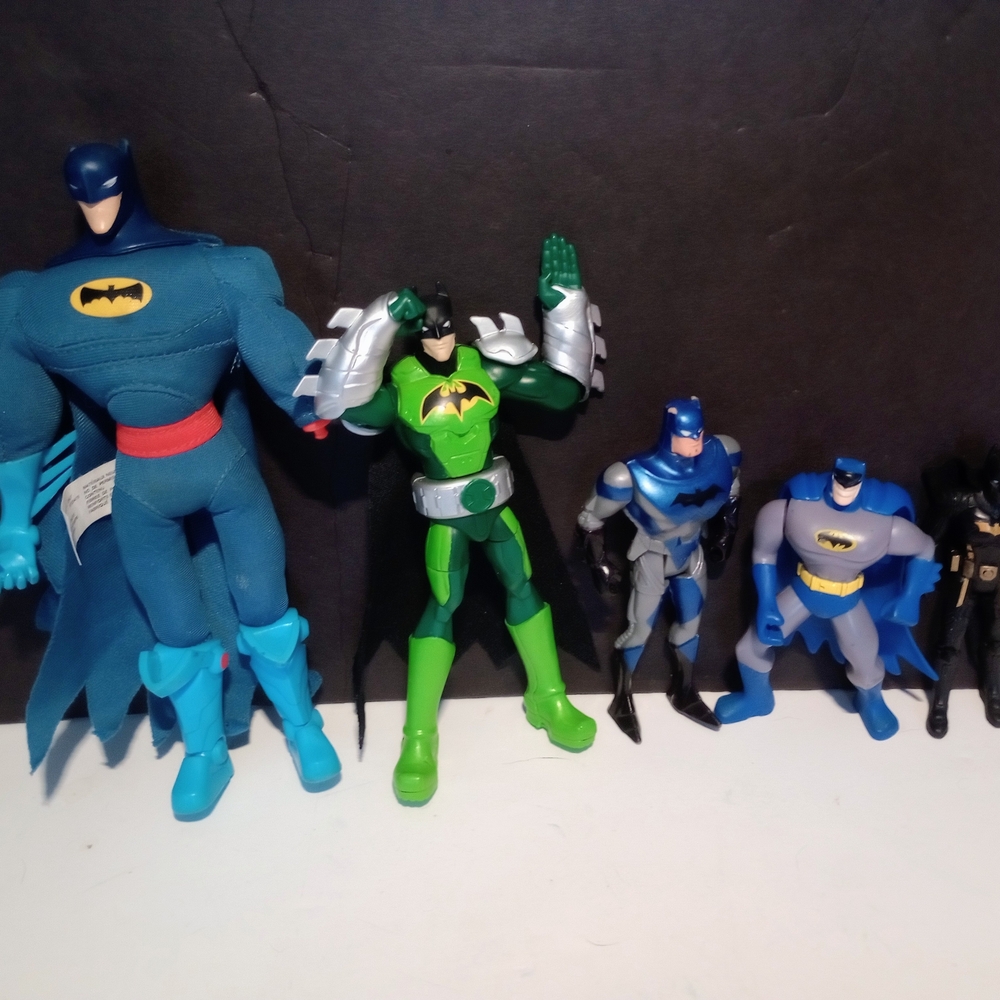 DC Comics Action Figure A Lot Set Of Five 1990s 2000 Batman Bundle Mattel Kenner